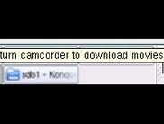 applet view while Saturn camcorder is disconnected.