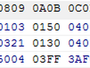 The previous program complied into SBI bytecode