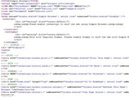 Viewing the Page source in Simple Browser.