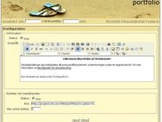 Administrator view with WYSIWYG editor