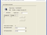 Profile specification dimensionning tool.