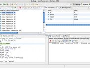 Debug session showing Gambit stack trace and variables