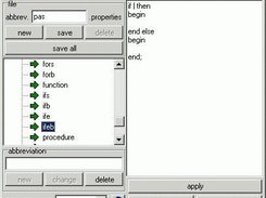 Scite Template Manager Screenshot 1
