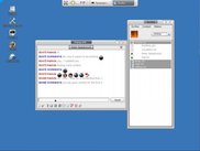 Scribis with an openend message window. Showing smilies too.
