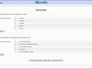 A quiz in moodle carried out with Safe Exam Browser (SEB)
