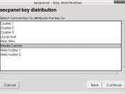 wizard for distribution of public keys