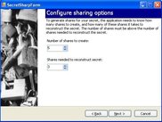 Configuring sharing options