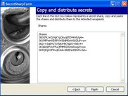 Copying and distributing a secret