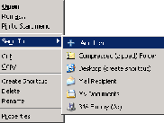 sendtosendto in the Explorer context menu