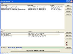 SerieRenamer main window