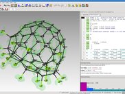 The GUI with a fluorinated Fullerene.