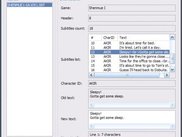 Cinematics Subtitles Editor - Used to edit cinematics subs.