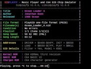 Sidplayfp 1.0 on ANSI console