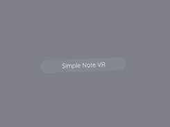 Simple Note VR Screenshot 1