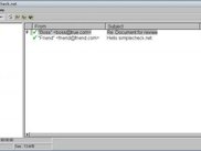 SimpleCheck 7 MailBox Window