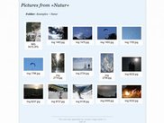 Thumbnailed overview