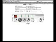 Web-frontend in Safari with all outlets on