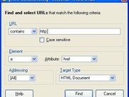 Find URL dialog: quickly retrieve one or more URL(s)