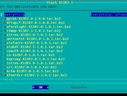 Component itens selection
