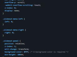 Slideout.js Screenshot 1