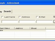 The sample "Addressbook"