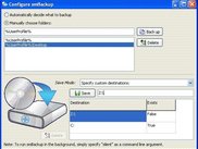 An optional configuration screen.