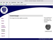 The commit changes page