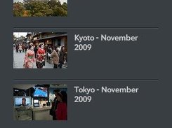 Sample galleries view.