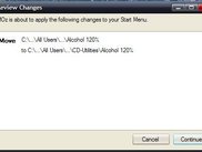 Review changes dialog