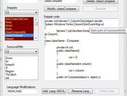 Snippet editor. Double click to insert text works even here