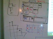 This white board sketch might indicate what's coming