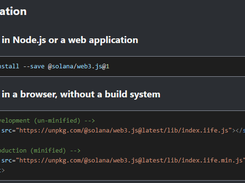 Solana Web3.js Screenshot 1