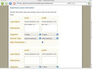 SolexaLIMS: Create New Experiment (2)