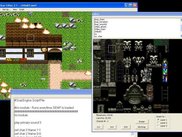 The map editor with the script and pallete views