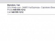 Print a phone list