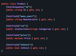 SolrNet Screenshot 1