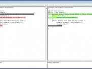 SourceDiff comparing the example source files.