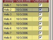 Grid with customized backcolor and header style