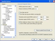 The Advanced settings