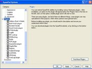 Screen with various plugins