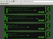 Version 0.004 screenshot showing CSS skin "neon"