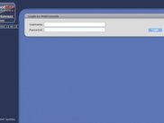 Login page