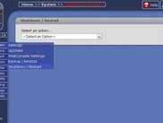 Shutdown/Restart page