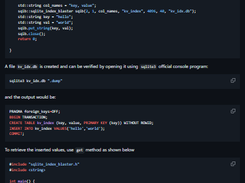 Sqlite Index Blaster Screenshot 1