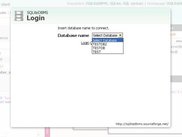 SQLiteDBMS client login