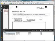 Exported OMR Form in PDF format with XML attachment files
