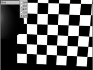 Image loaded at 1/4 size; green channel image display