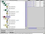 STAX Monitor showing a STAX Job Executing Testcases