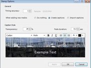 Options form