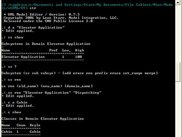 Creating a domain, naming subsystem, creating a class